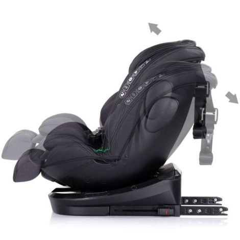 Scaun auto Chipolino Hypnotic I-Size 40-150 cm cu sistem Isofix si sezut rotativ anthracite - poza 5