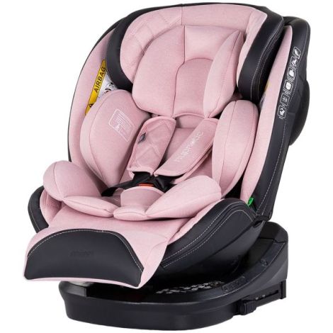 Scaun auto Chipolino Hypnotic I-Size 40-150 cm cu sistem Isofix si sezut rotativ pink marshmallow - poza 1