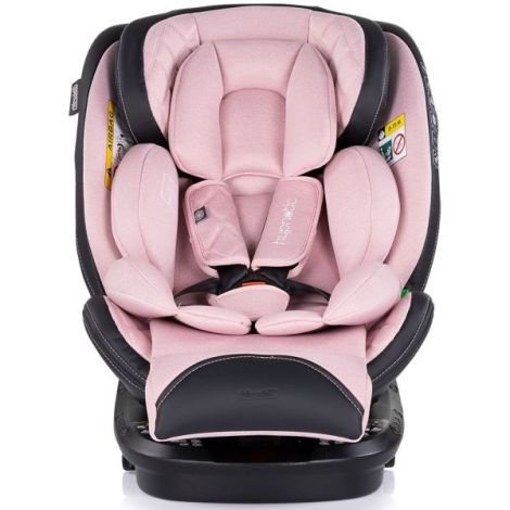 Scaun auto Chipolino Hypnotic I-Size 40-150 cm cu sistem Isofix si sezut rotativ pink marshmallow - poza 2