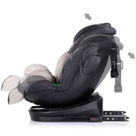 Scaun auto Chipolino Hypnotic I-Size 40-150 cm cu sistem Isofix si sezut rotativ tiramisu - poza 5