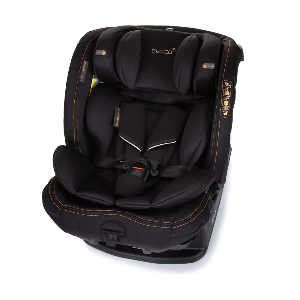 Scaun auto Chipolino I Size Aviato 40-150 cm 2024 Obsidian - poza 5