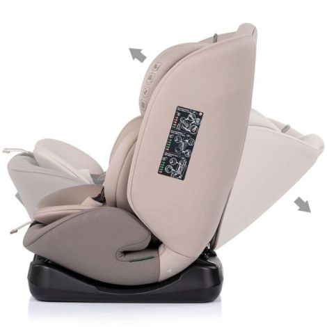 Scaun auto Chipolino Mondial I-Size 40-150 cm latte - poza 4