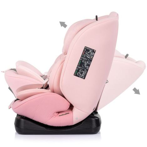 Scaun auto Chipolino Mondial I-Size 40-150 cm powder pink - poza 4