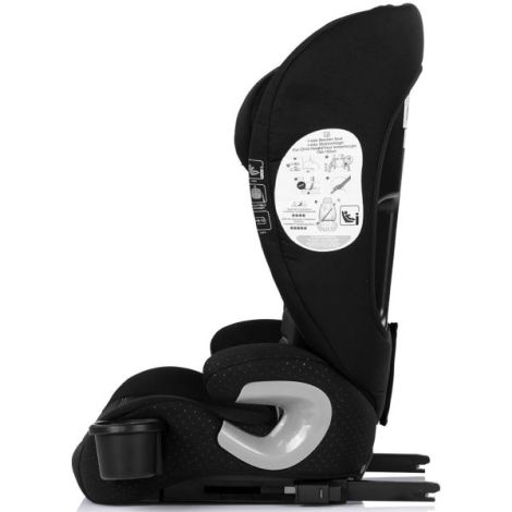 Scaun auto Chipolino Patrol I-Size 100-150 cm cu sistem Isofix noir - poza 3