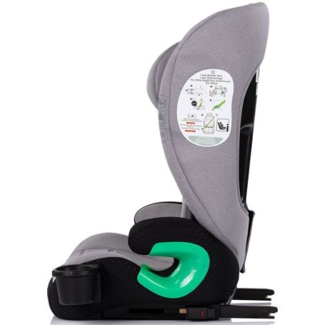 Scaun auto Chipolino Patrol I-Size 100-150 cm cu sistem Isofix platinum - poza 3