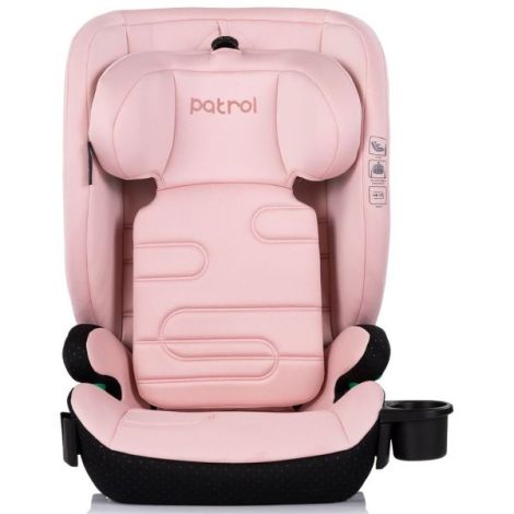 Scaun auto Chipolino Patrol I-Size 100-150 cm cu sistem Isofix powder pink - poza 1