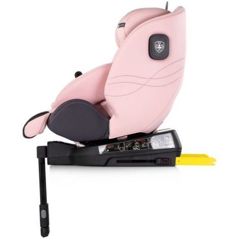 Scaun auto Chipolino Premium I-Size 40-150 cm cu sistem Isofix pink marshmallow - poza 4