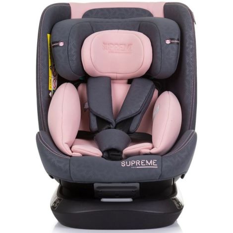 Scaun auto Chipolino Supreme I-Size 40-150 cm cu sistem Isofix flamingo - poza 2