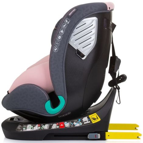 Scaun auto Chipolino Supreme I-Size 40-150 cm cu sistem Isofix flamingo - poza 4