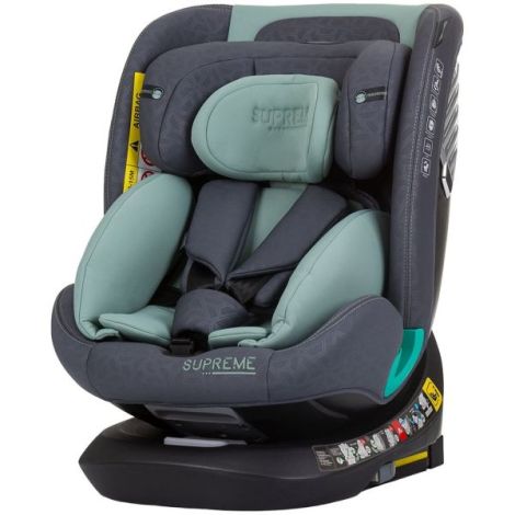 Scaun auto Chipolino Supreme I-Size 40-150 cm cu sistem Isofix pastel green - poza 1