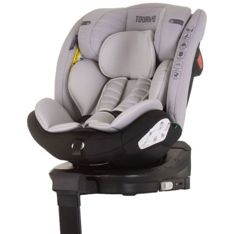 Scaun auto Chipolino Tourino I-Size 40-150 cm ash grey cu sistem Isofix - poza 1