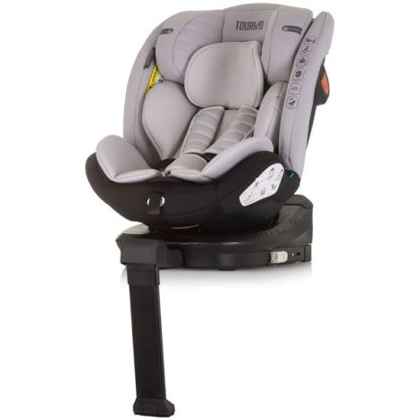 Scaun auto Chipolino Tourino I-Size 40-150 cm ash grey cu sistem Isofix - poza 2