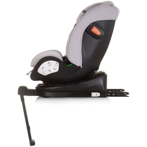 Scaun auto Chipolino Tourino I-Size 40-150 cm ash grey cu sistem Isofix - poza 4