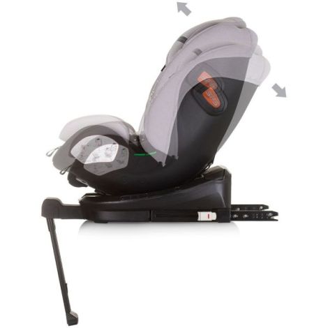 Scaun auto Chipolino Tourino I-Size 40-150 cm ash grey cu sistem Isofix - poza 5
