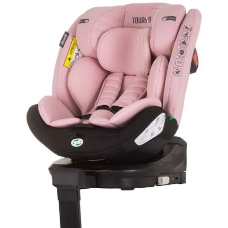 Scaun auto Chipolino Tourino I-Size 40-150 cm flamingo cu sistem Isofix - poza 1
