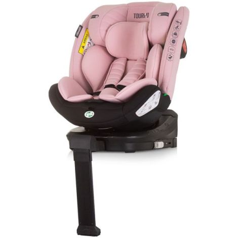 Scaun auto Chipolino Tourino I-Size 40-150 cm flamingo cu sistem Isofix - poza 2