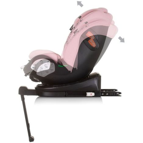 Scaun auto Chipolino Tourino I-Size 40-150 cm flamingo cu sistem Isofix - poza 5