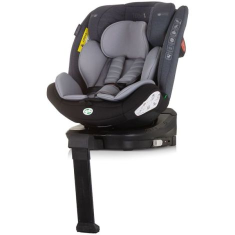Scaun auto Chipolino Tourino I-Size 40-150 cm grey mix cu sistem Isofix - poza 2