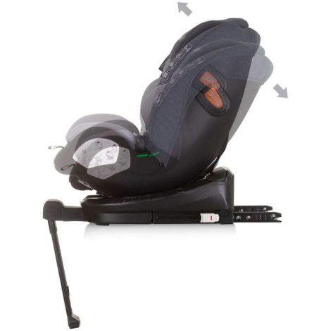 Scaun auto Chipolino Tourino I-Size 40-150 cm grey mix cu sistem Isofix - poza 5