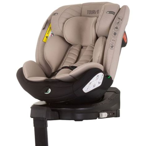 Scaun auto Chipolino Tourino I-Size 40-150 cm macadamia cu sistem Isofix - poza 1