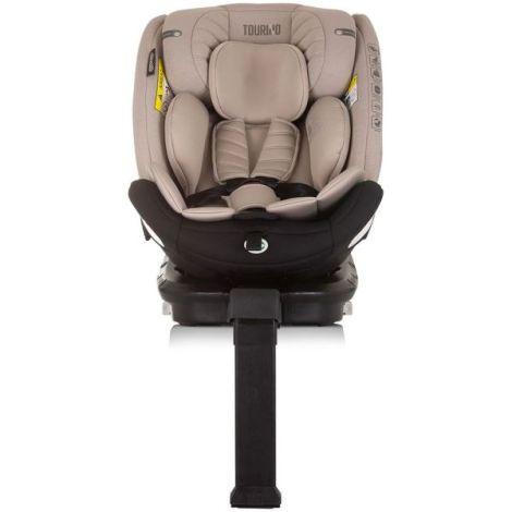Scaun auto Chipolino Tourino I-Size 40-150 cm macadamia cu sistem Isofix - poza 3