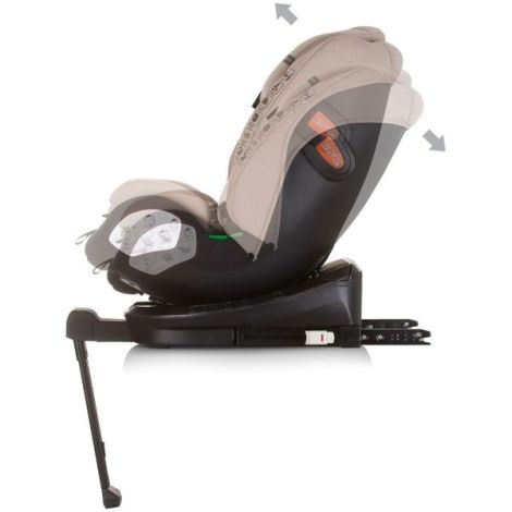 Scaun auto Chipolino Tourino I-Size 40-150 cm macadamia cu sistem Isofix - poza 5