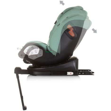 Scaun auto Chipolino Tourino I-Size 40-150 cm pastel green cu sistem Isofix - poza 5