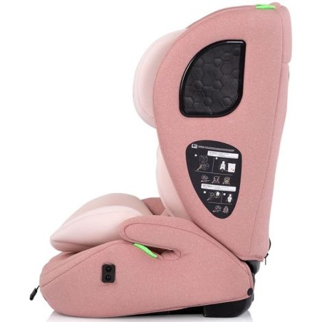 Scaun auto Chipolino Tycoon I-Size 76-150 cm pink marshmallow - poza 4