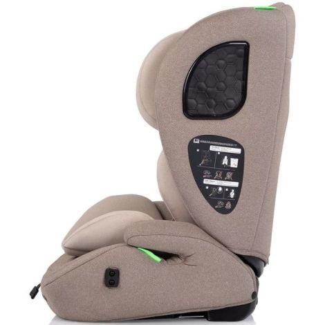 Scaun auto Chipolino Tycoon I-Size 76-150 cm tiramisu - poza 4