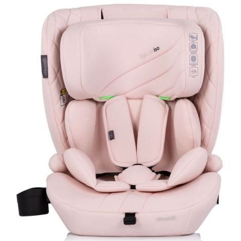 Scaun auto Chipolino Tycoon Iso I-Size 76-150 cm cu sistem Isofix pink marshmallow - poza 2