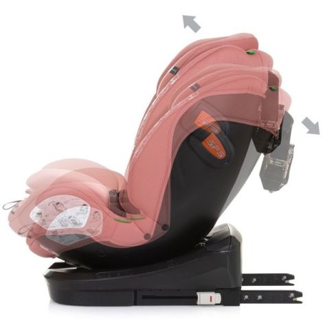 Scaun auto Chipolino Volare I-Size 40-150 cm flamingo cu sistem Isofix - poza 5