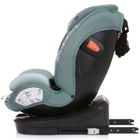 Scaun auto Chipolino Volare I-Size 40-150 cm pastel green cu sistem Isofix - poza 4
