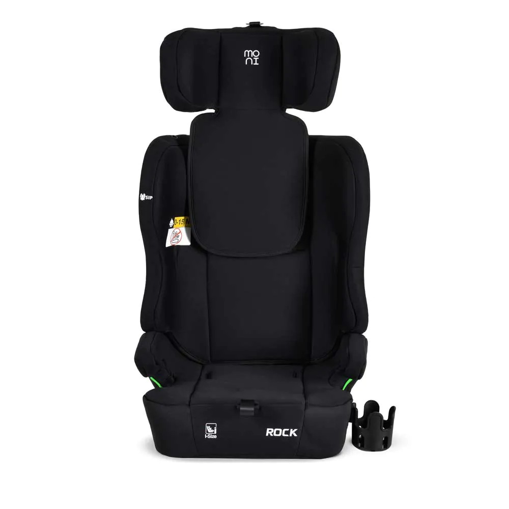 Scaun auto cu 2 jucarii Moni i-Size Rock SIP (76-150 cm) Negru - poza 4