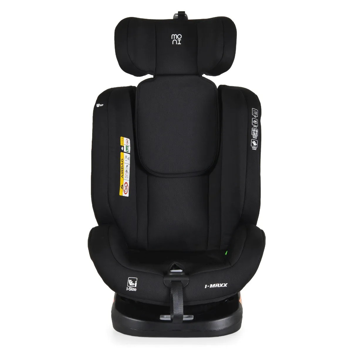Scaun auto cu 2 jucarii si perna gat Moni i-Size i-Maxx 360 ISOFIX (40-150 cm) Pink - poza 4