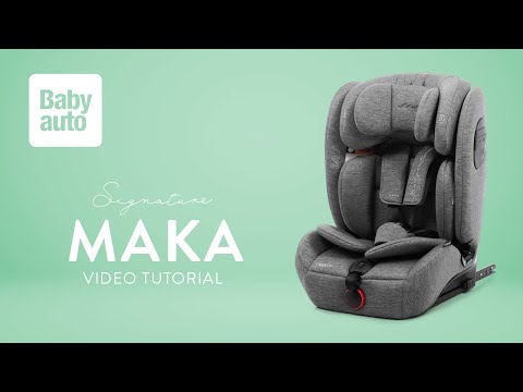 Scaun auto cu isofix Babyauto Maka I- Size (76-150 cm ) 2024 Grey Dobby - poza 2