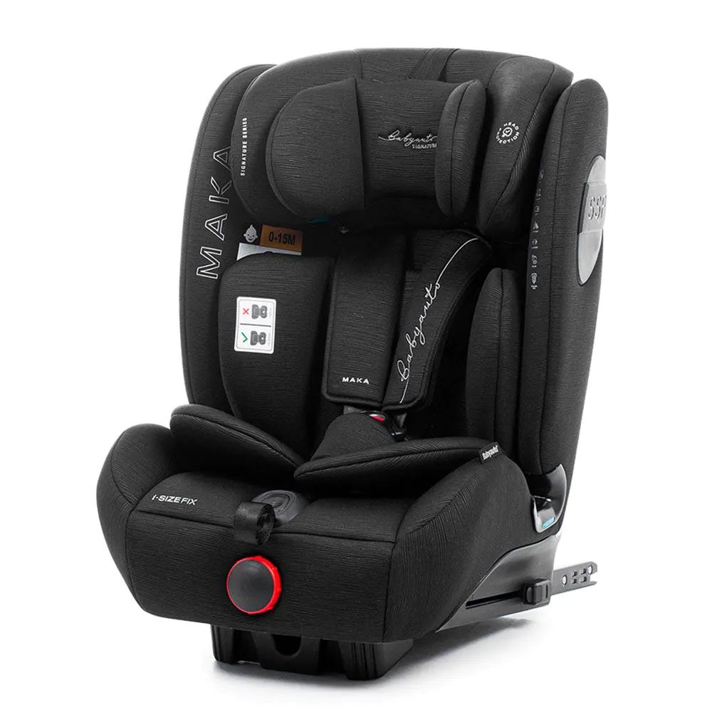 Scaun auto cu isofix Babyauto Maka I- Size (76-150 cm ) 2024 Grey Dobby - poza 3