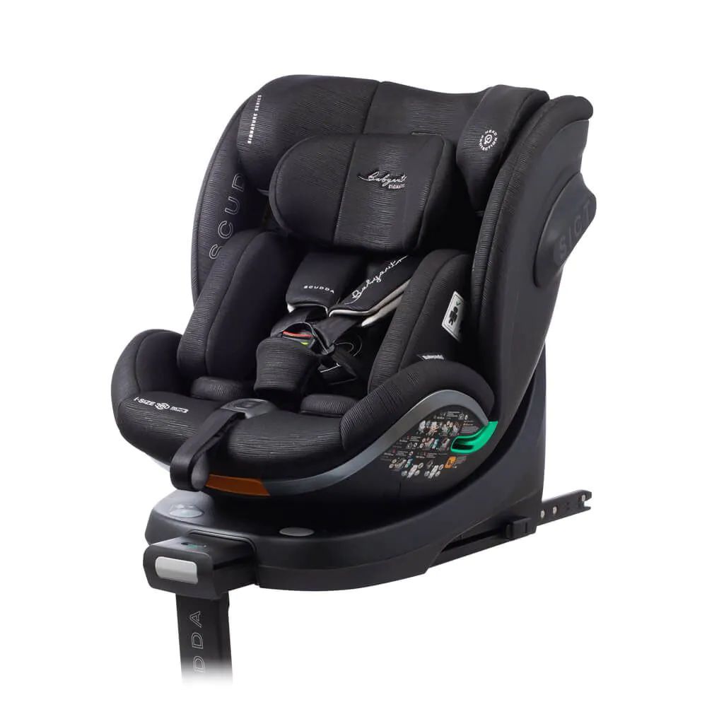Scaun auto cu isofix Babyauto Scudda I-Size (40-150 cm) 2024 Black Line - poza 1