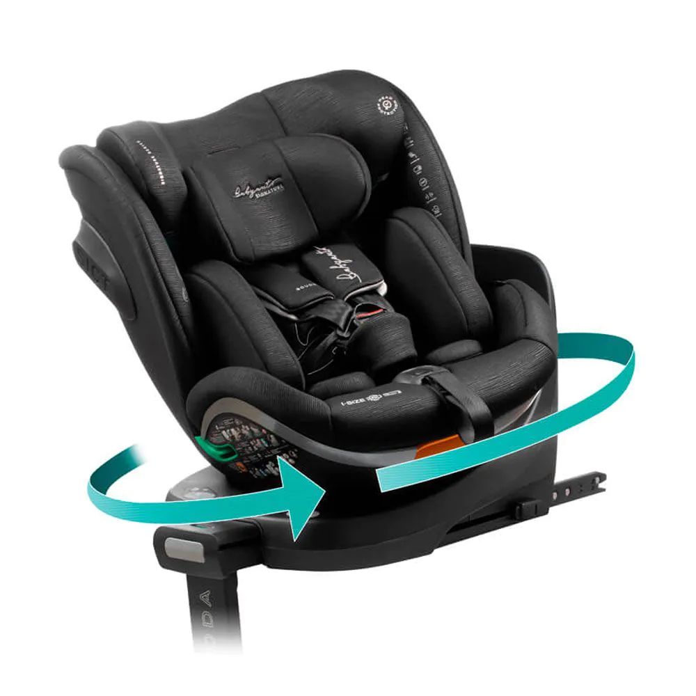 Scaun auto cu isofix Babyauto Scudda I-Size (40-150 cm) 2024 Black Line - poza 4