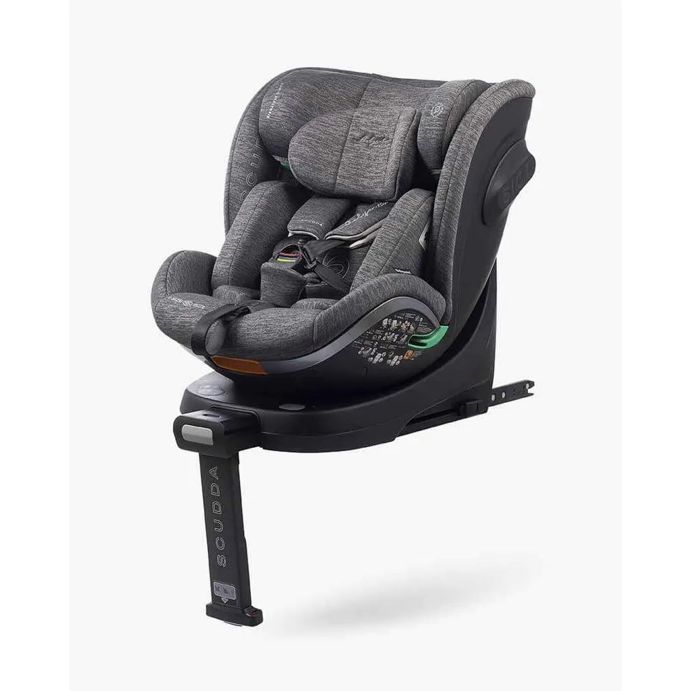 Scaun auto cu isofix Babyauto Scudda I-Size (40-150 cm) 2024 Grey Dobby - poza 1