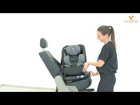 Scaun auto cu isofix Cangaroo Castor 360 I-Size (40-150 cm) 2025 Gri - poza 2