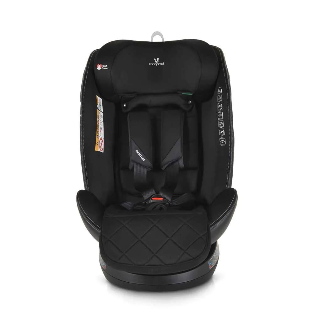 Scaun auto cu isofix Cangaroo Castor 360 I-Size (40-150 cm) 2025 Gri - poza 5