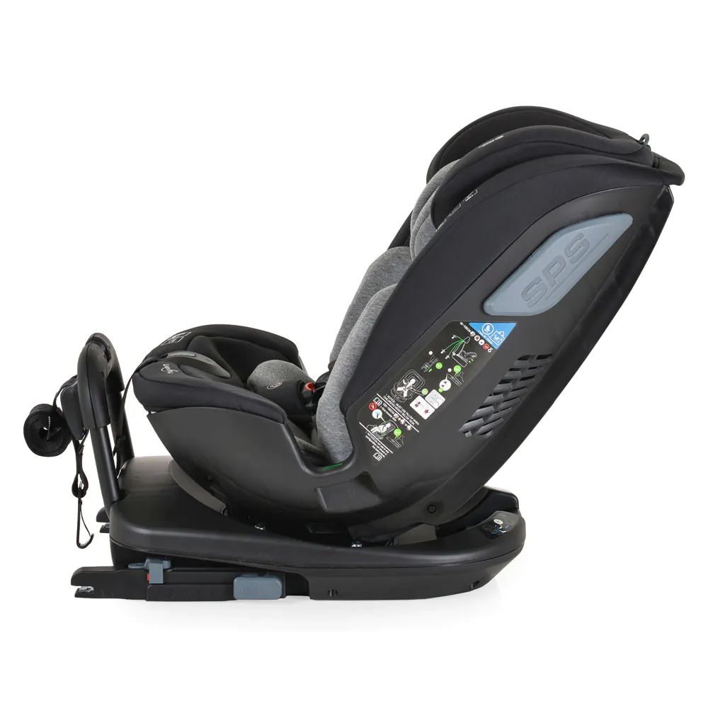 Scaun auto cu isofix Cangaroo I-Size Gravity 360 grade (40-150 cm) Gri - poza 4