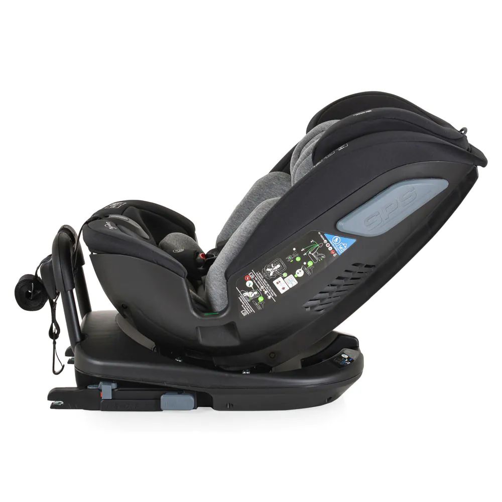 Scaun auto cu isofix Cangaroo I-Size Gravity 360 grade (40-150 cm) Gri - poza 5