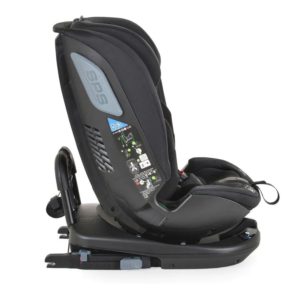 Scaun auto cu isofix Cangaroo I-Size Gravity 360 grade (40-150 cm) Negru - poza 4