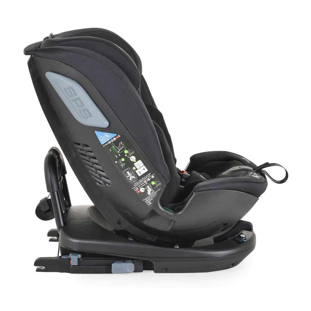 Scaun auto cu isofix Cangaroo I-Size Gravity 360 grade (40-150 cm) Negru - poza 5