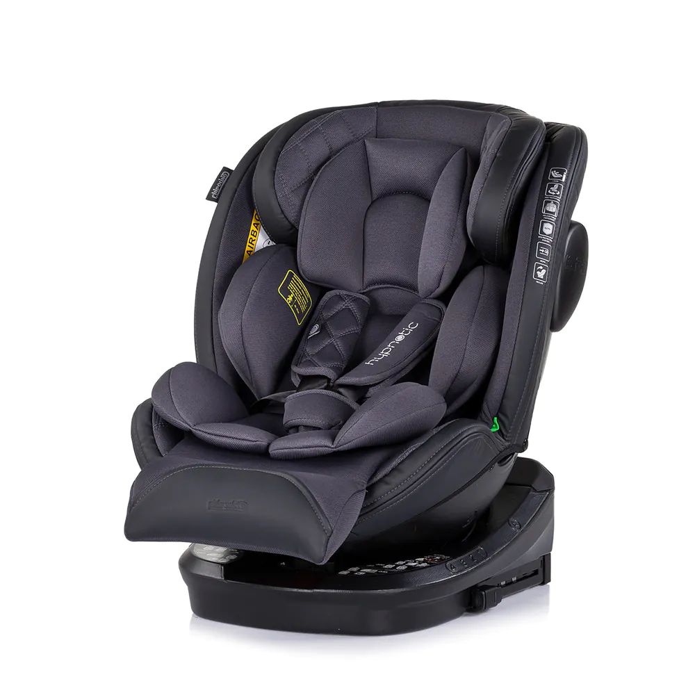 Scaun auto cu isofix Chipolino Hypnotic I-Size (40-150 cm) 2025 Anthracit - poza 1