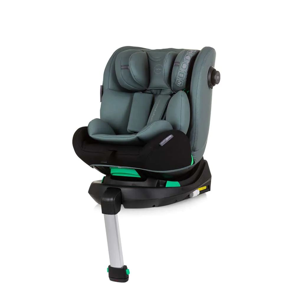Scaun auto cu isofix Chipolino I Size Olympus 360 40-150 cm 2024 Pastel Green - poza 3