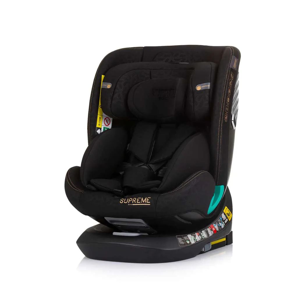 Scaun auto cu isofix Chipolino I Size Supreme 360 40-150 cm 2024 Obsidian - poza 1
