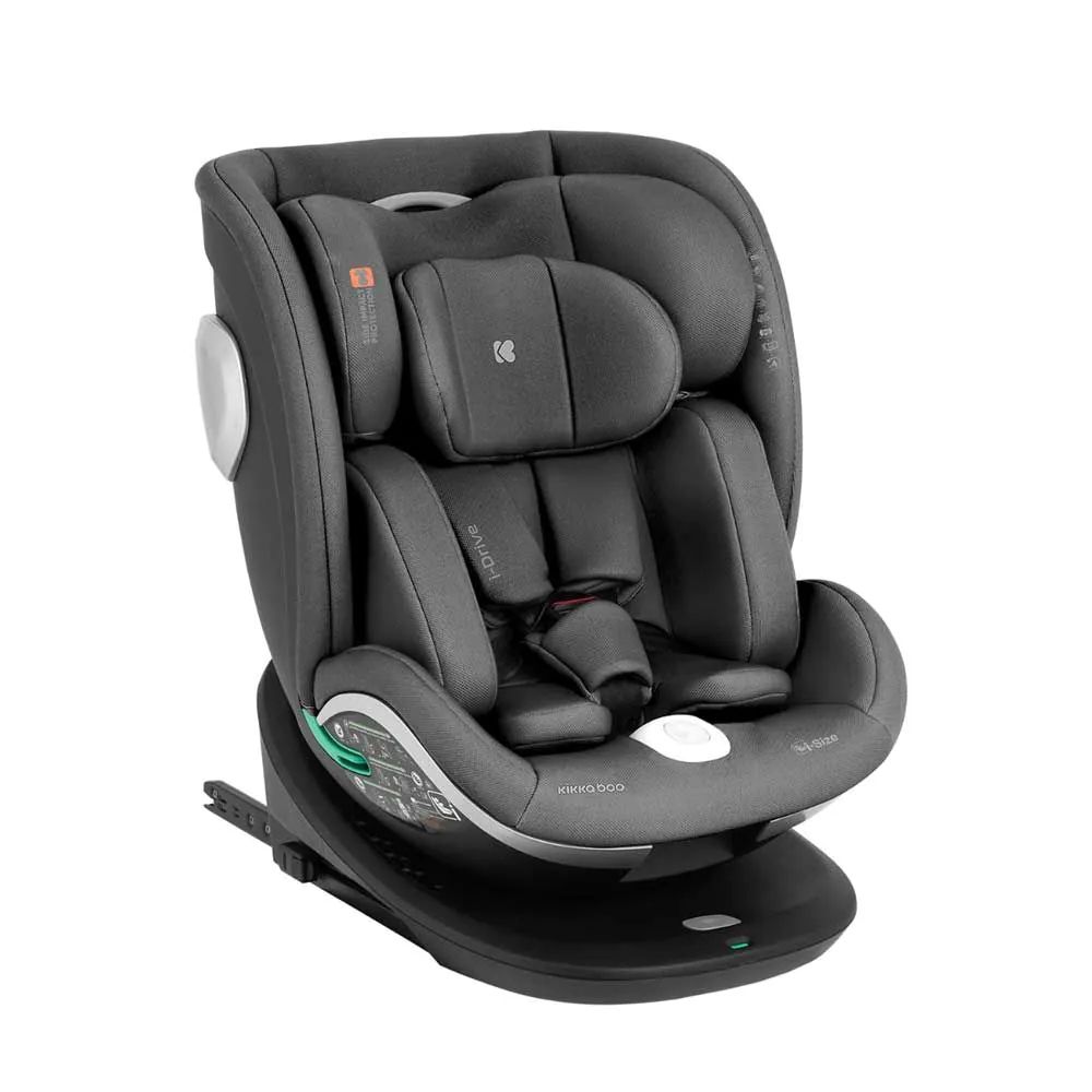 Scaun auto cu isofix Kikka Boo I Drive I Size 40-150 cm 360 SPS Dark Grey - poza 1