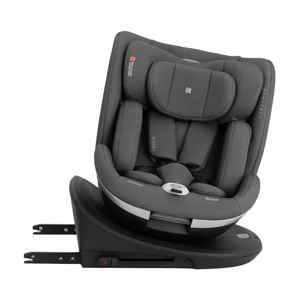Scaun auto cu isofix Kikka Boo I Drive I Size 40-150 cm 360 SPS Dark Grey - poza 4